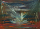 Overflow of lotus (70x50 canvas, oil-colors)