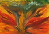 Fire lily (70x50 canvas, oil-colors)