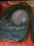 The power of creation (50x70 paper,oil-colors)(private ownership)